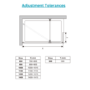 800mm Chrome Shower Screen for Wetroom & Walk In Shower with 300mm Hinged Flipper Panel - Corvus