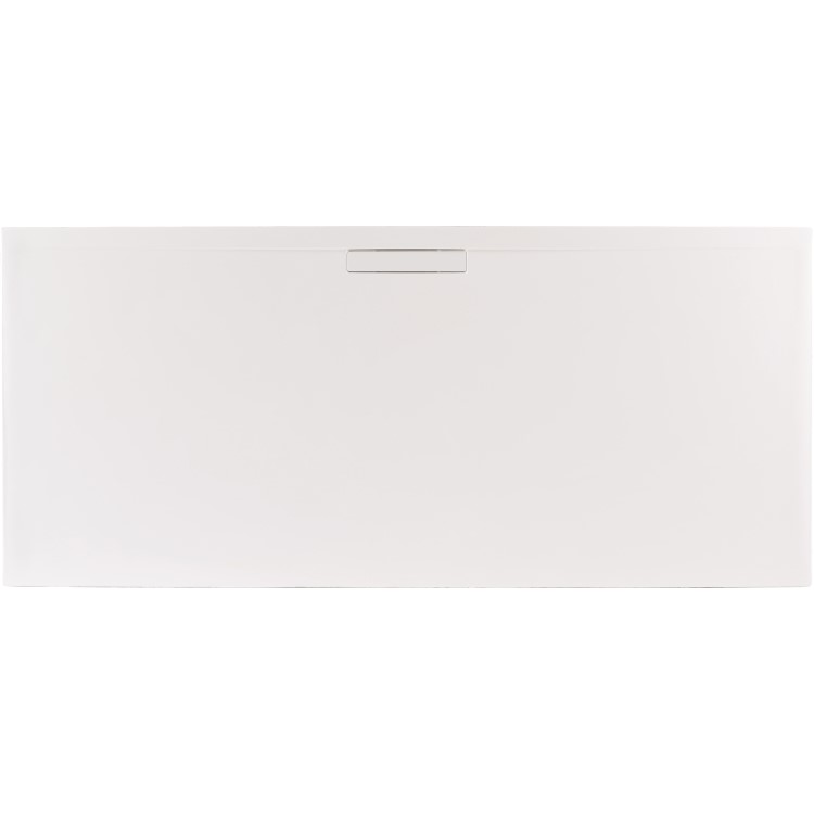 1400x800mm Black Walk In Shower Screen Enclosure with Shower Tray - Corvus