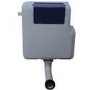 Tampa Back to Wall Toilet with Arissa Chrome Pneumatic Push Button and Cistern