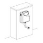 Tampa Back to Wall Toilet with Arissa Chrome Pneumatic Push Button and Cistern