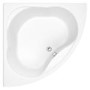 Aubin Corner Bath with Bath Panel - 1350mm x 1350mm