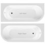 Jersey J Shaped Right Hand Bath with Bath Panel - 1700mm x 750mm 