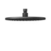 250mm Black Round Wall Mounted Shower Head