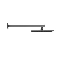 250mm Black Square Wall Mounted Shower Head