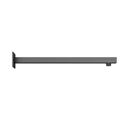 250mm Black Square Wall Mounted Shower Head