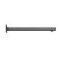 250mm Black Square Wall Mounted Shower Head