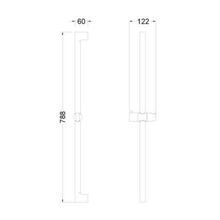 Brushed Bronze Slide Rail Kit - Live Your Colour 