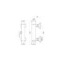 Thermostatic Mixer Bar Shower with Slide Rail & Round Handset - Flow