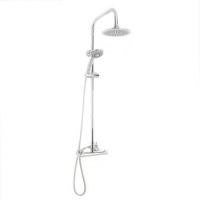 Round Riser Slide Shower Rail Kit  - Rina