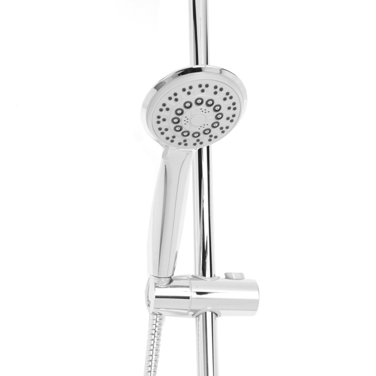 Round Riser Slide Shower Rail Kit  - Rina