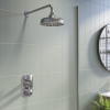 Chrome Single Outlet Wall Mounted Thermostatic Mixer Shower - Cambridge