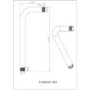 Round Wall Arm 450mm