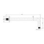 Chrome Single Outlet Wall Mounted Thermostatic Mixer Shower Set - Cambridge