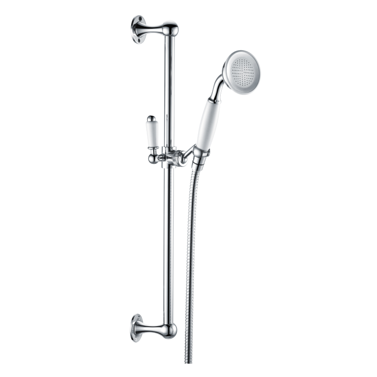 Chrome 1 Outlet Thermostatic Mixer Shower Set with Hand Shower - Cambridge