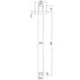 Chrome Dual Outlet Ceiling Mounted Thermostatic Mixer Shower Set with Hand Shower - Cube