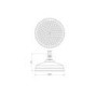 Chrome Dual Outlet Ceiling Mounted Thermostatic Mixer Shower Set with Hand Shower - Cambridge