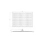 300mm Chrome Ultra Slim Square Rainfall Shower Head with Wall Arm