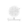 Chrome Concealed Shower Mixer with Triple Control & Square Wall Mounted Head, Handset and Body Jets - Flow