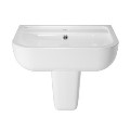 Modern Semi Pedestal Basin 550mm- Seren 