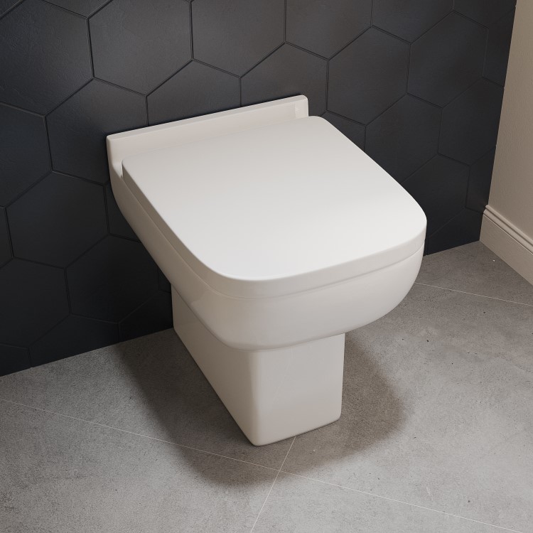 Back to Wall Short Projection Rimless Toilet with Soft Close Seat - Seren