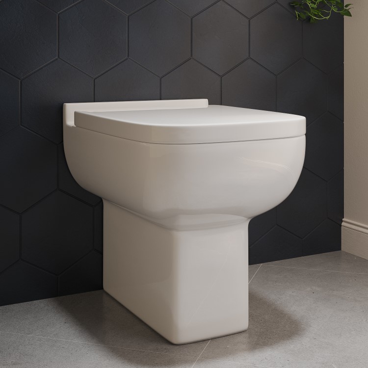 Back to Wall Short Projection Rimless Toilet with Soft Close Seat - Seren