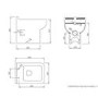 Back to Wall Short Projection Rimless Toilet with Soft Close Seat - Seren