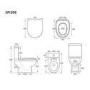 Close Coupled Toilet and Basin Suite - Addison