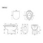 Back to Wall Toilet with Soft Close Seat - Addison