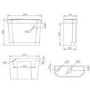 Park Royal Traditional High Level Short Projection Toilet with Wooden Soft Close Seat