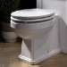 Back to Wall Traditional Toilet with Wooden Soft Close Seat - Park Royal