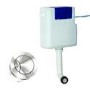 500m Concrete Effect Back to Wall Unit with Smart Bidet Toilet Round and Cistern - Sion 