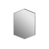 Hexagon Grey Wall Mirror - 50 x 75cm - Hexa