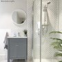 600mm Grey Freestanding Vanity Unit with Sink - Avebury
