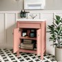 600mm Pink Freestanding Vanity Unit with Basin - Avebury