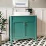 800mm Jewel Teal Freestanding Countertop Vanity Unit with Basin - Avebury