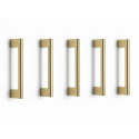 BUN/BeBa_27068/98195 Brushed Brass Ashford Handle Pack of Five