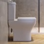 Close Coupled Rimless Comfort Height Short Projection Toilet with Soft Close Seat - Austin