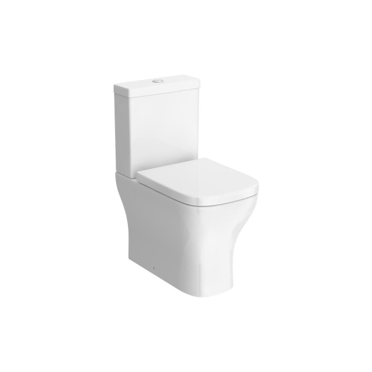 Close Coupled Toilet with Soft Close Wrap Seat - Austin