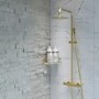 4 Piece Brass Bathroom Accessory Set - Arissa