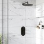 ONLY OPENED - Black Single Outlet Wall Mounted Thermostatic Mixer Shower Set - Arissa