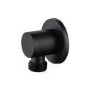 Black 2 Outlet Wall Mounted Thermostatic Mixer Shower Set with Hand Shower - Arissa