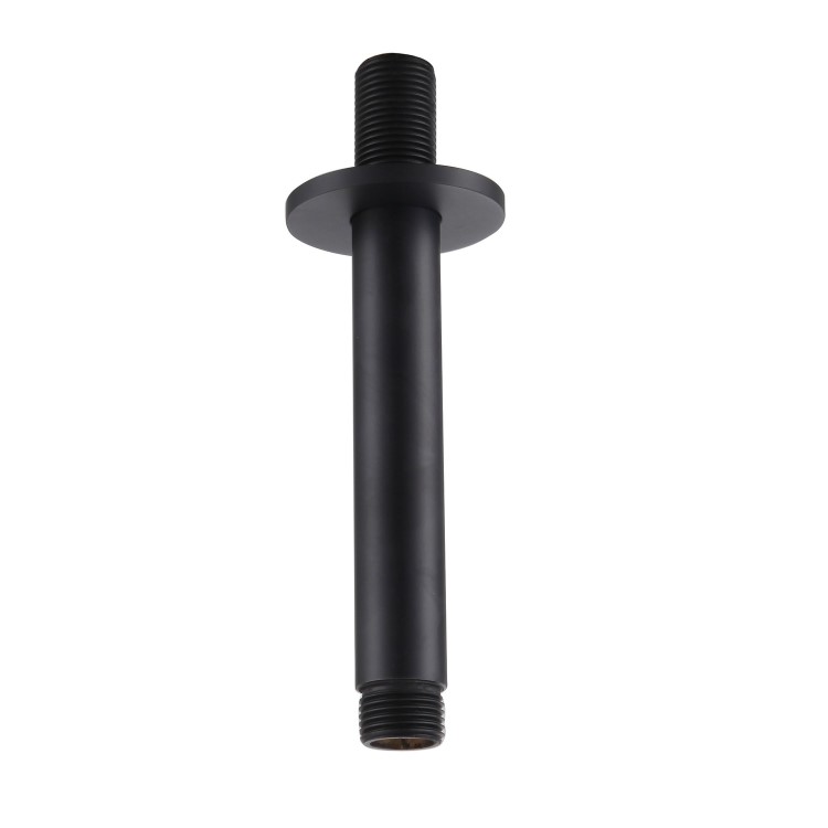 Black 1 Outlet Ceiling Mounted Thermostatic Mixer Shower Set - Arissa