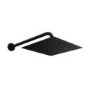 Black Single Outlet Wall Mounted Thermostatic Mixer Shower Set  - Zana