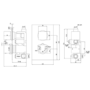 Black Single Outlet Wall Mounted Thermostatic Mixer Shower Set  - Zana