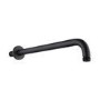 Black Single Outlet Wall Mounted Thermostatic Mixer Shower Set  - Zana