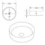 800mm Anthracite Wall Hung Countertop Vanity Unit with Oak Worktop and Basin - Morella