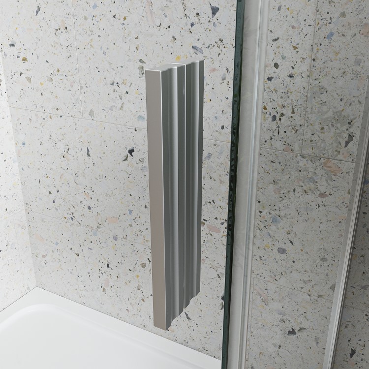 Chrome 8mm Glass Frameless Rectangular Sliding Shower Enclosure 1200x900mm - Aquila