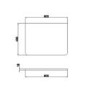 600mm Dark Grey Wall Hung Countertop Vanity Unit with Basin - Pendle