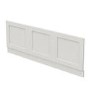 Ashbourne Wooden 1700mm Bath Panel - White