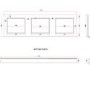 1700mm x 700mm White Wooden Bath Panel Pack - Ashbourne